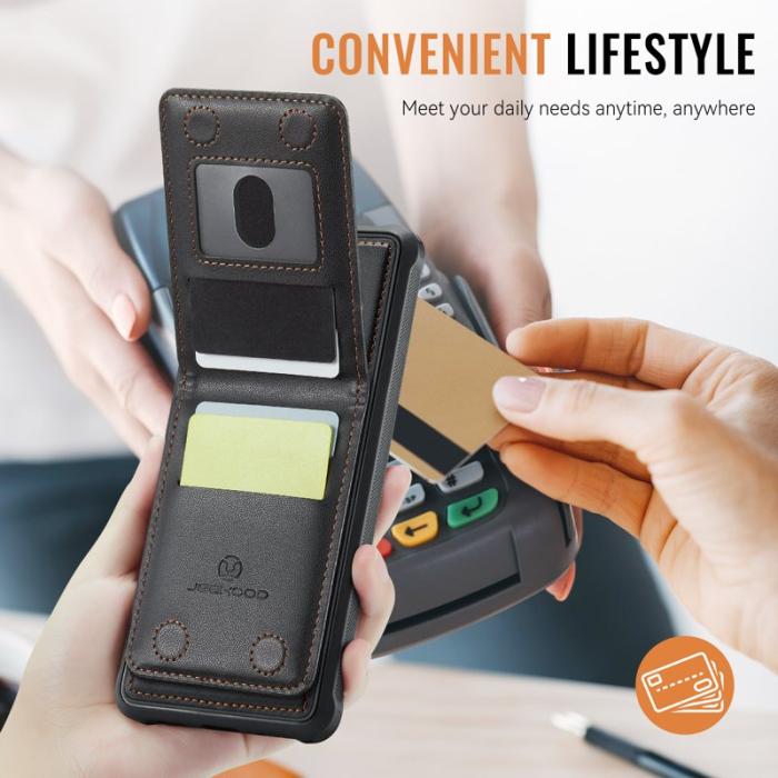 JEEHOOD - JEEHOOD J06 Läderfodral till Samsung Galaxy S20 Plus 5G - Svart