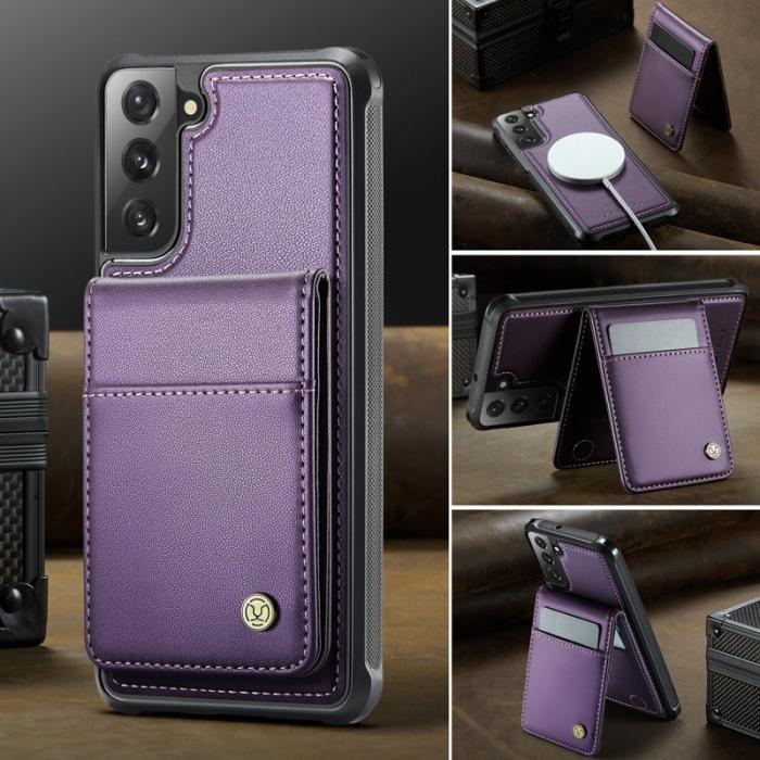 JEEHOOD - JEEHOOD J06 Läderfodral till Samsung Galaxy S21 FE 5G - Lila