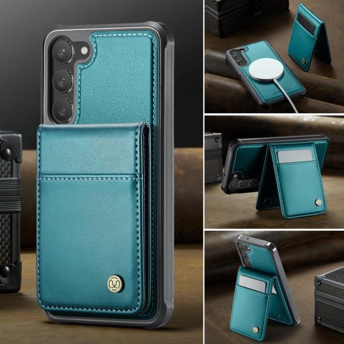 JEEHOOD - JEEHOOD J06 Läderfodral till Samsung Galaxy S23+ - Blå