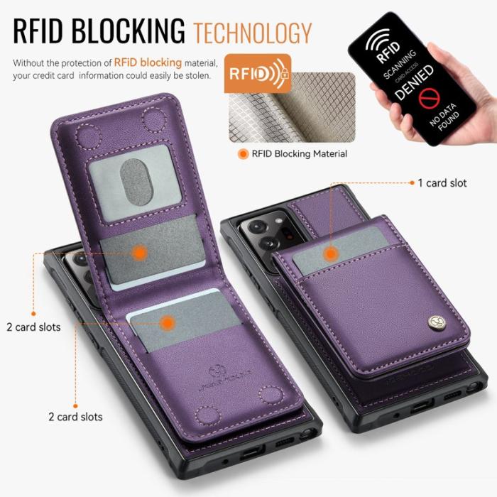 JEEHOOD - JEEHOOD J06 Samsung Galaxy Note20 Ultra Skal Lila