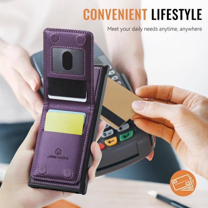 JEEHOOD - JEEHOOD J06 Samsung Galaxy S23 Ultra Skal MagSafe Lila