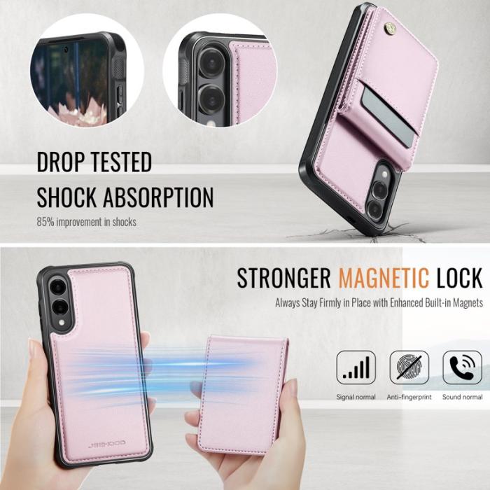 JEEHOOD - JEEHOOD J06 Samsung Galaxy S25 Edge Skal MagSafe Rosa