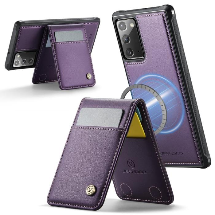 JEEHOOD - JEEHOOD J06 Skal för Samsung Galaxy Note20 Lila med RFID-blockering