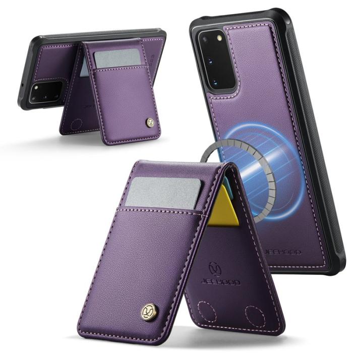 JEEHOOD - JEEHOOD J06 Skal för Samsung Galaxy S20 5G - Lila Leather