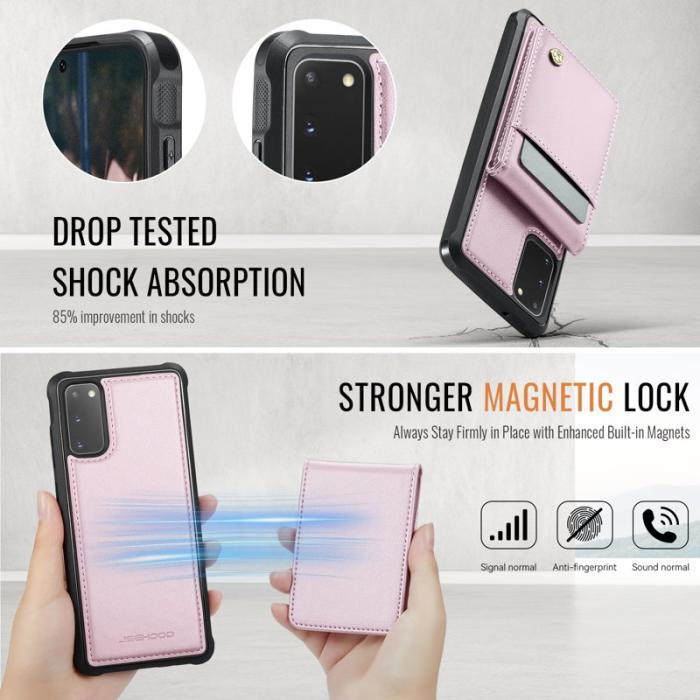 JEEHOOD - JEEHOOD J06 Skal för Samsung Galaxy S20 FE MagSafe - Rosa