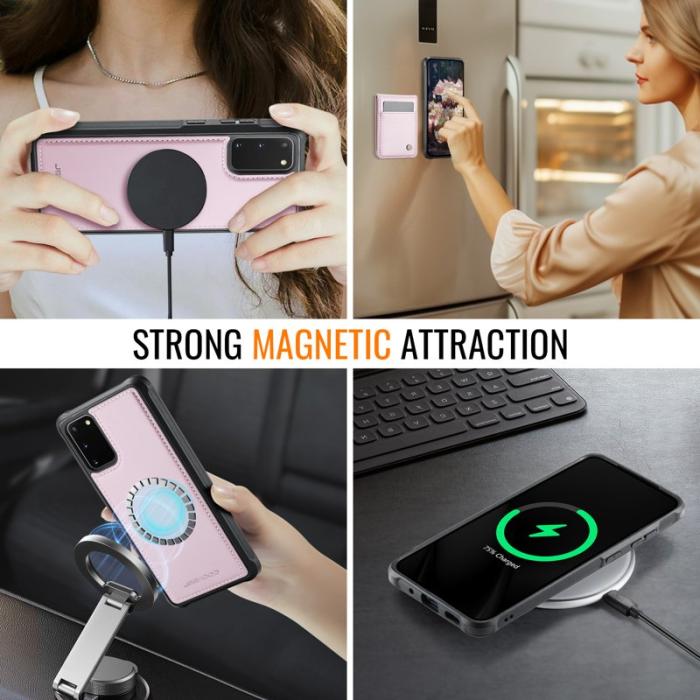JEEHOOD - JEEHOOD J06 Skal för Samsung Galaxy S20 FE MagSafe - Rosa