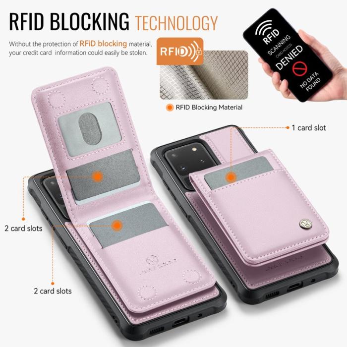 JEEHOOD - JEEHOOD J06 Skal för Samsung Galaxy S20 Ultra - Rosa