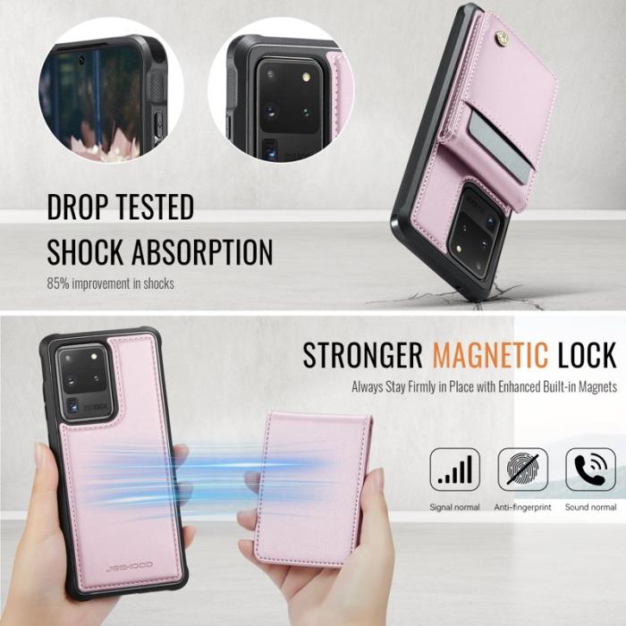 JEEHOOD - JEEHOOD J06 Skal för Samsung Galaxy S20 Ultra - Rosa