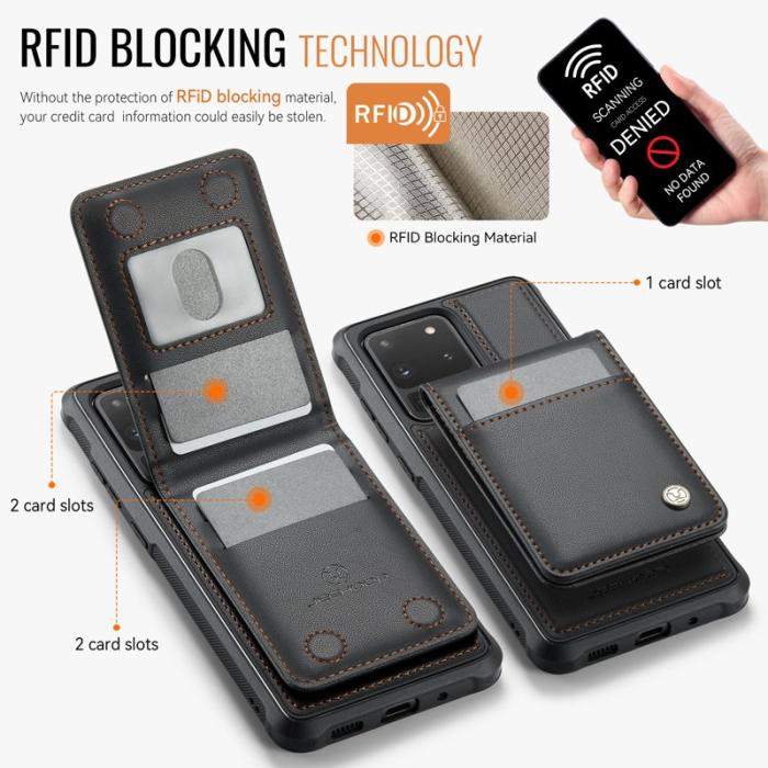 JEEHOOD - JEEHOOD J06 Skal för Samsung Galaxy S20 Ultra - Svart