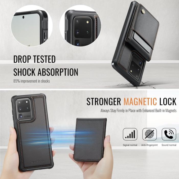 JEEHOOD - JEEHOOD J06 Skal för Samsung Galaxy S20 Ultra - Svart