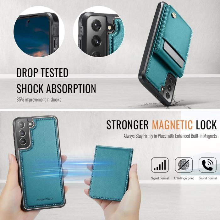 JEEHOOD - JEEHOOD J06 Skal för Samsung Galaxy S22+ 5G MagSafe Blå