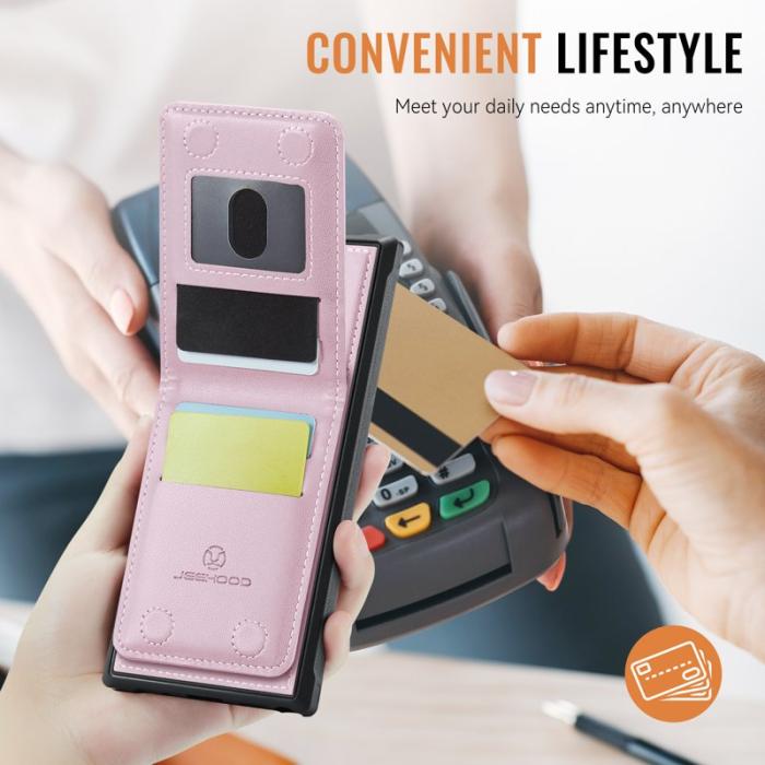 JEEHOOD - JEEHOOD J06 Skal för Samsung Galaxy S22 Ultra 5G - Rosa