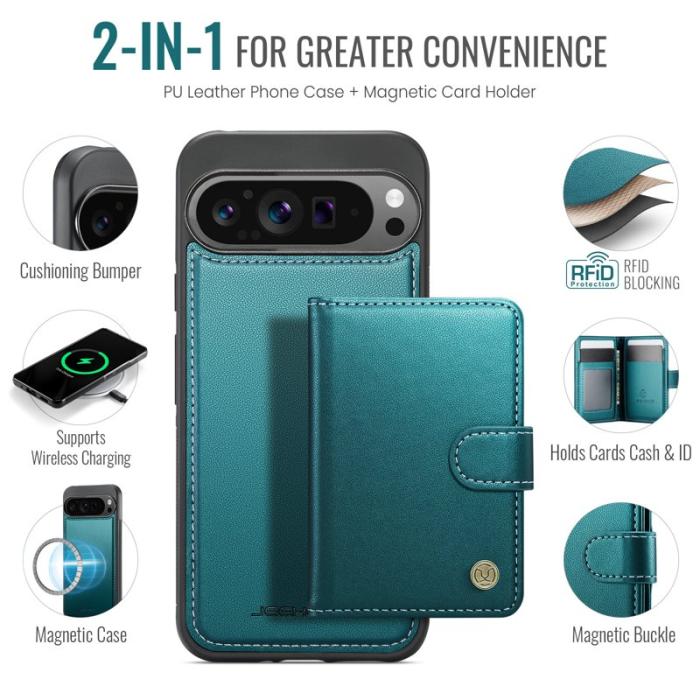 JEEHOOD - JEEHOOD J09 Fodral för Google Pixel 9 Pro XL - Grön