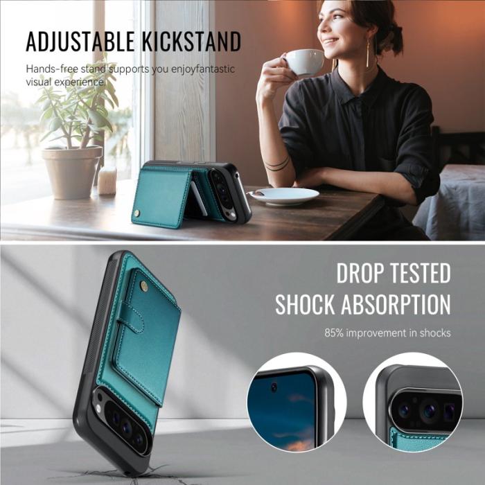 JEEHOOD - JEEHOOD J09 Fodral för Google Pixel 9 Pro XL - Grön