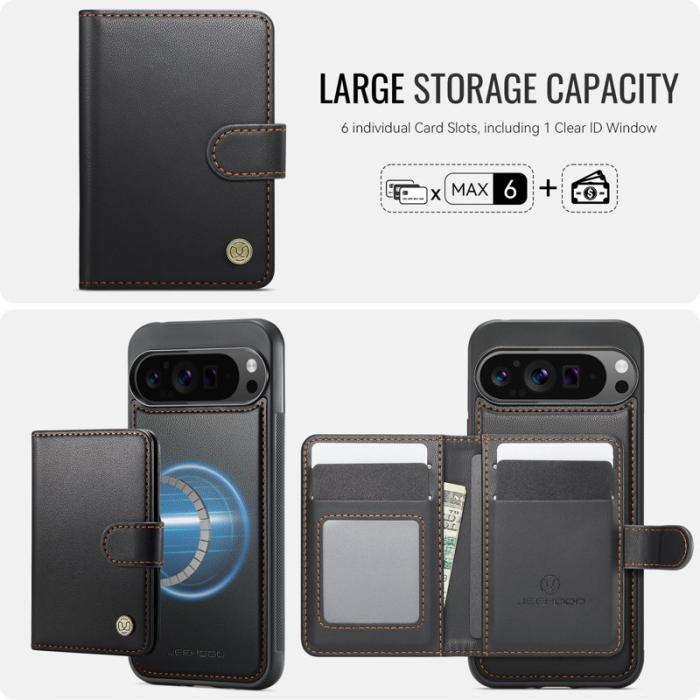 JEEHOOD - JEEHOOD J09 Fodral för Google Pixel 9 Pro XL - Svart