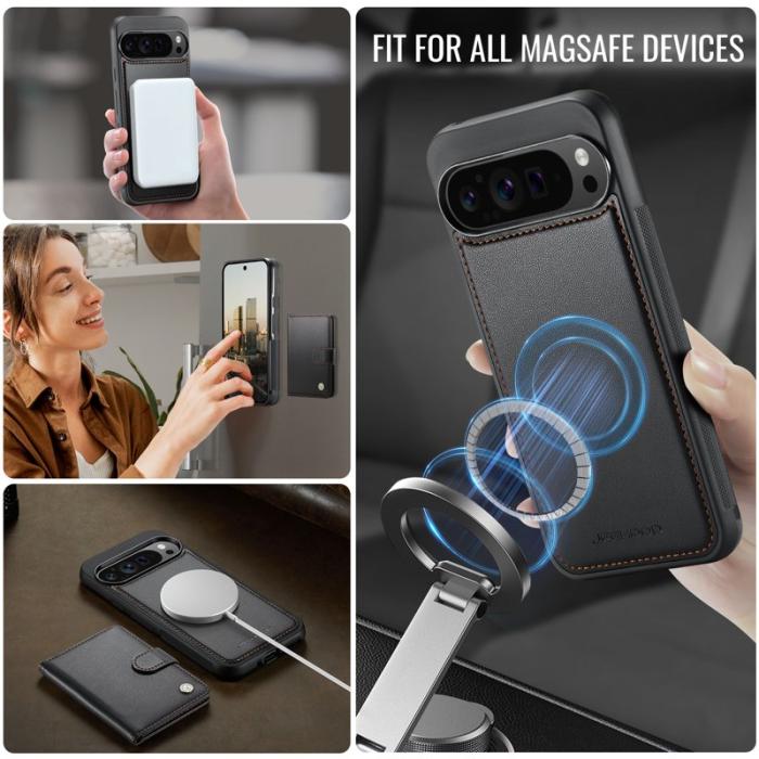 JEEHOOD - JEEHOOD J09 Fodral för Google Pixel 9 Pro XL - Svart