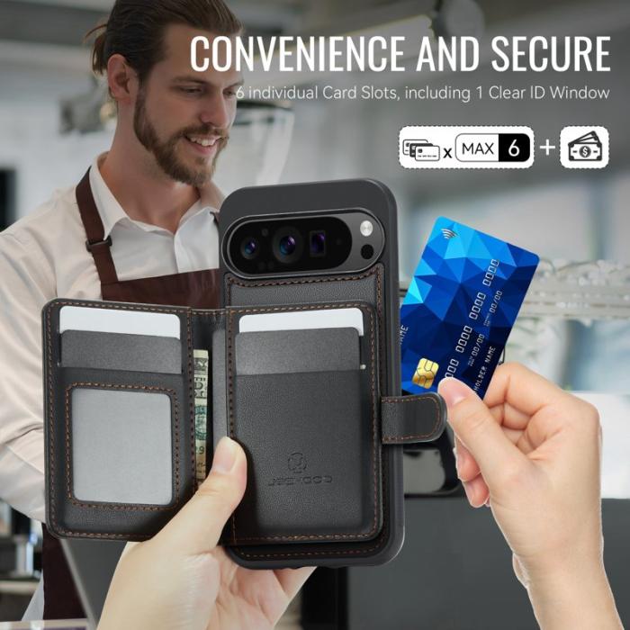 JEEHOOD - JEEHOOD J09 Fodral för Google Pixel 9 Pro XL - Svart