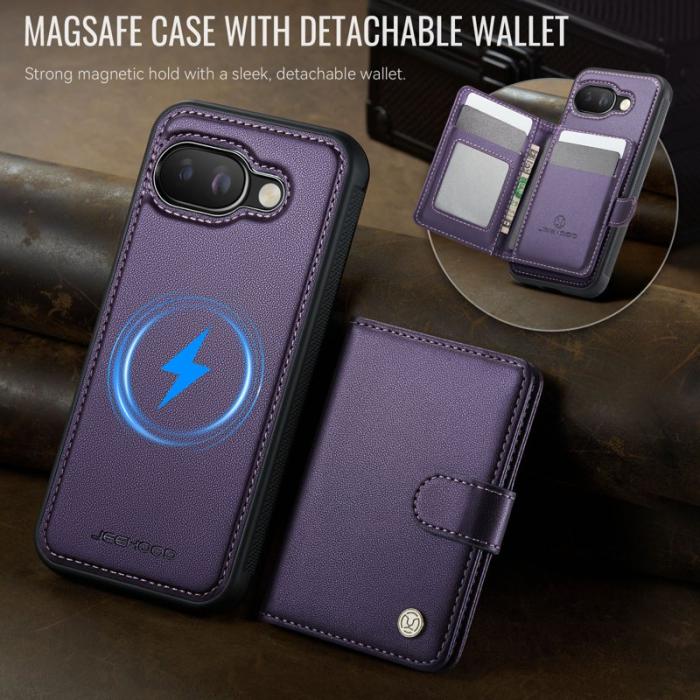 JEEHOOD - JEEHOOD J09 Fodral för Google Pixel 9a med RFID - Lila