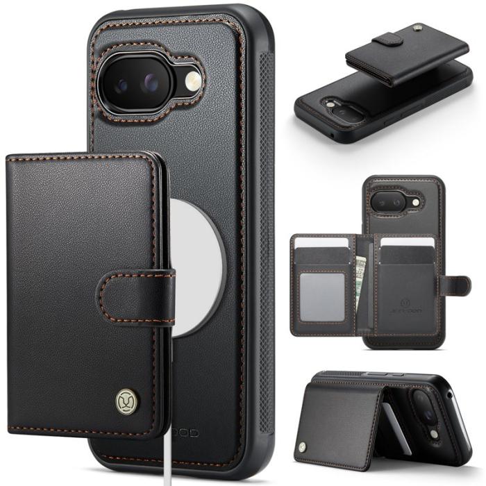 JEEHOOD - JEEHOOD J09 Fodral för Google Pixel 9a med RFID Skydd - Svart