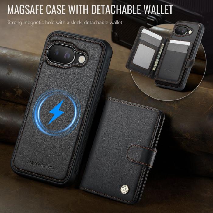 JEEHOOD - JEEHOOD J09 Fodral för Google Pixel 9a med RFID Skydd - Svart