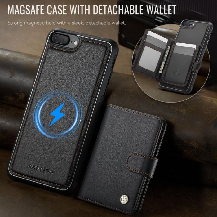 JEEHOOD - JEEHOOD J09 Fodral för iPhone 8 Plus/7 Plus - Svart