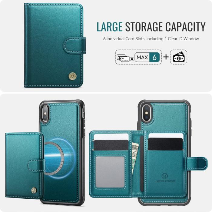 JEEHOOD - JEEHOOD J09 Fodral för iPhone XS Max 6.5 tum Grön