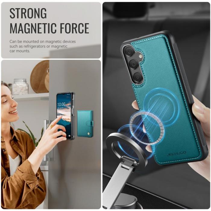 JEEHOOD - JEEHOOD J09 Fodral för Samsung Galaxy A15 5G/4G - Grön