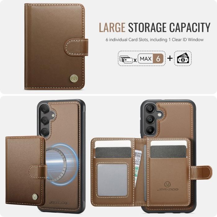 JEEHOOD - JEEHOOD J09 Fodral för Samsung Galaxy A16 4G/5G - Brun