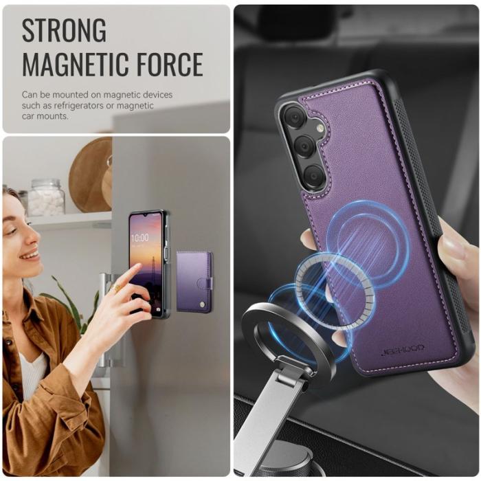 JEEHOOD - JEEHOOD J09 Fodral för Samsung Galaxy A16 4G/5G - Lila