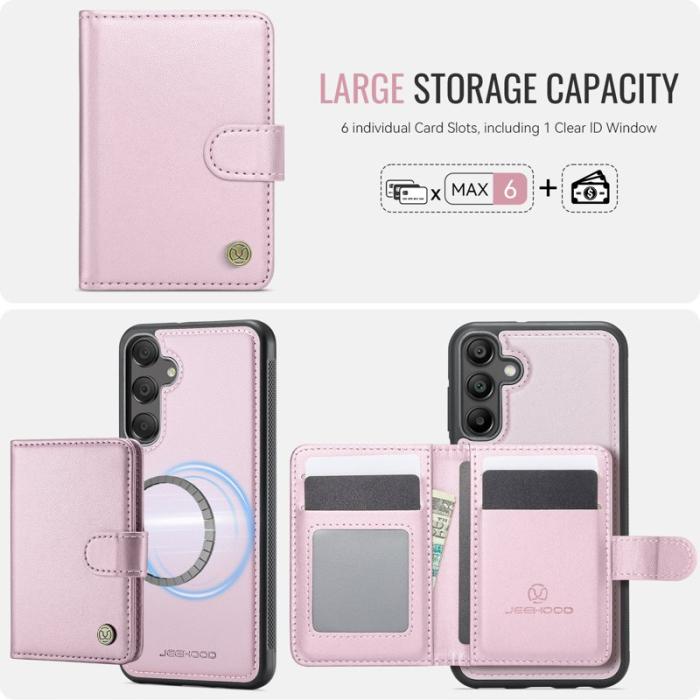 JEEHOOD - JEEHOOD J09 Fodral för Samsung Galaxy A16 4G/5G - Rosa