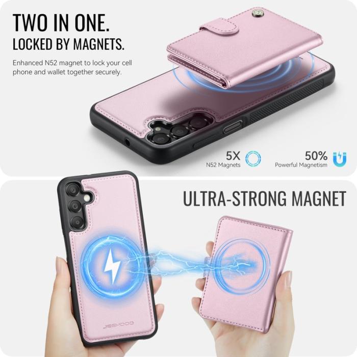 JEEHOOD - JEEHOOD J09 Fodral för Samsung Galaxy A16 4G/5G - Rosa