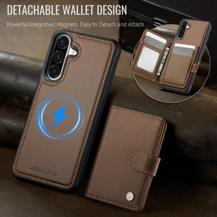 JEEHOOD - JEEHOOD J09 Fodral för Samsung Galaxy A26 5G - Brun