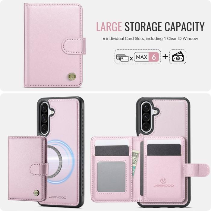JEEHOOD - JEEHOOD J09 Fodral för Samsung Galaxy A26 5G - Rosa