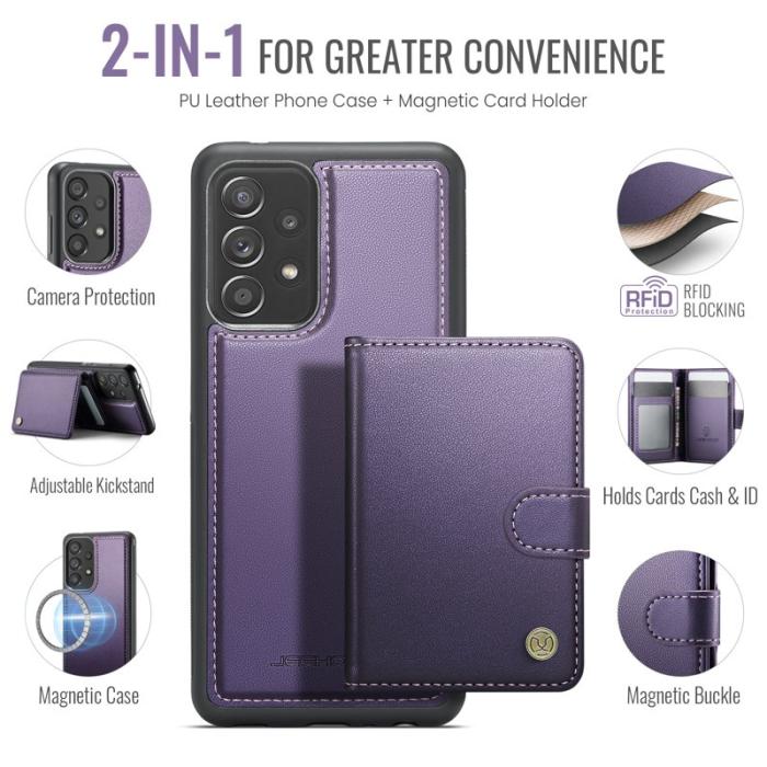 JEEHOOD - JEEHOOD J09 Fodral för Samsung Galaxy A33 5G Lila