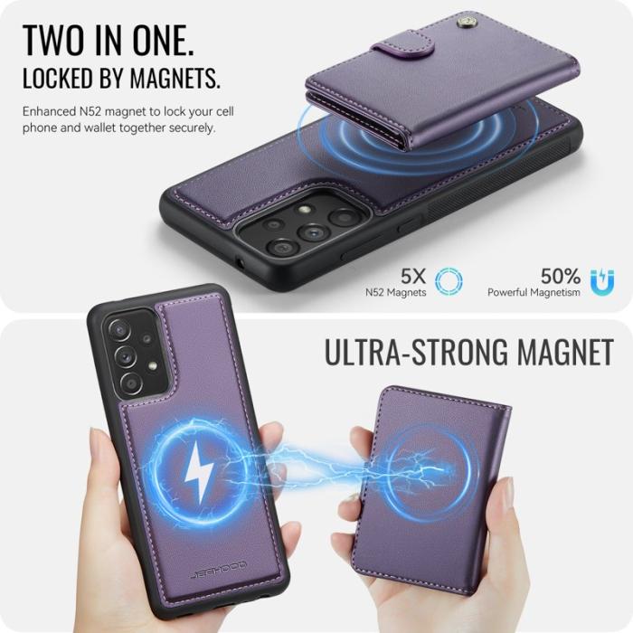 JEEHOOD - JEEHOOD J09 Fodral för Samsung Galaxy A33 5G Lila