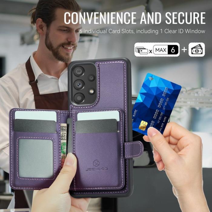JEEHOOD - JEEHOOD J09 Fodral för Samsung Galaxy A33 5G Lila