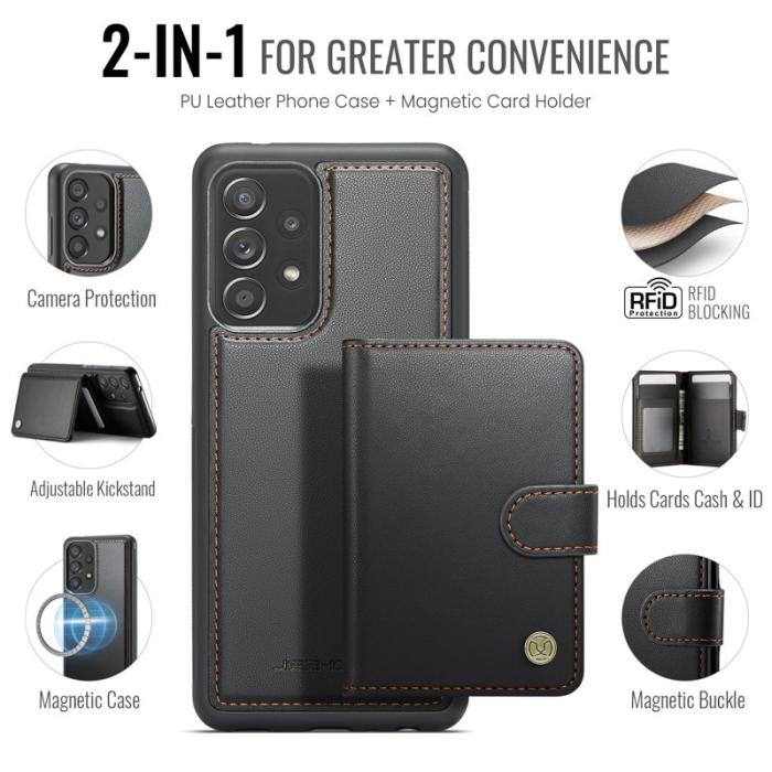 JEEHOOD - JEEHOOD J09 Fodral för Samsung Galaxy A33 5G - Svart