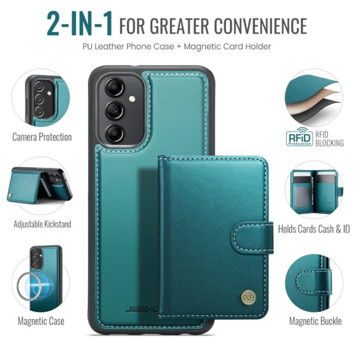 JEEHOOD - JEEHOOD J09 Fodral för Samsung Galaxy A34 5G - Grön