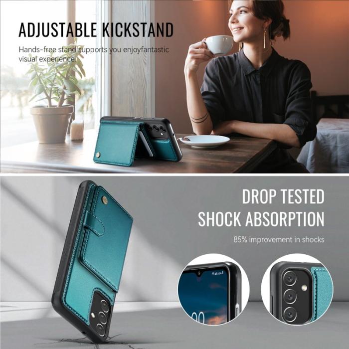 JEEHOOD - JEEHOOD J09 Fodral för Samsung Galaxy A34 5G - Grön