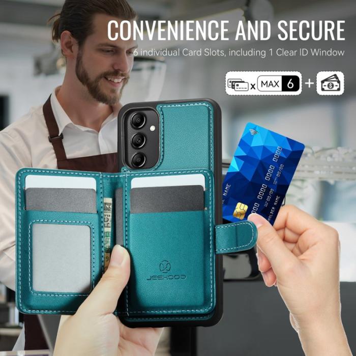 JEEHOOD - JEEHOOD J09 Fodral för Samsung Galaxy A34 5G - Grön