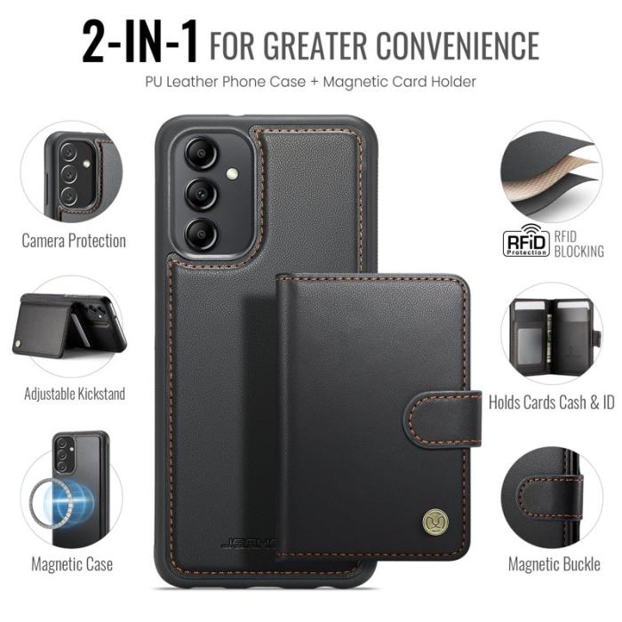 JEEHOOD - JEEHOOD J09 Fodral för Samsung Galaxy A34 5G - Svart