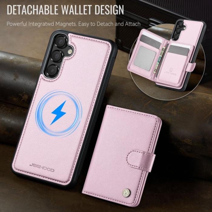 JEEHOOD - JEEHOOD J09 Fodral för Samsung Galaxy A35 5G - Rosa