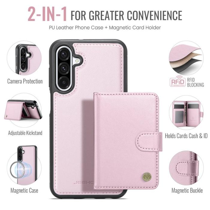 JEEHOOD - JEEHOOD J09 Fodral för Samsung Galaxy A36 5G - Rosa