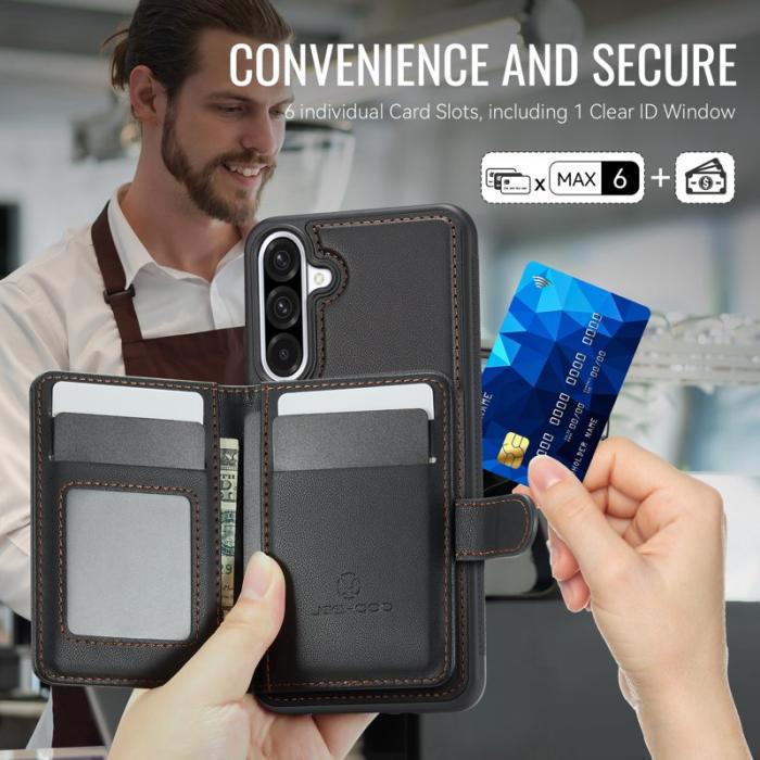 JEEHOOD - JEEHOOD J09 Fodral för Samsung Galaxy A36 5G - Svart