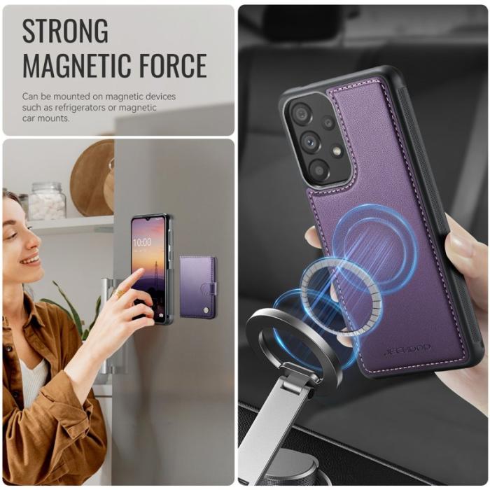 JEEHOOD - JEEHOOD J09 Fodral för Samsung Galaxy A52 5G - Lila