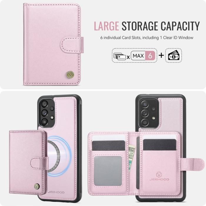 JEEHOOD - JEEHOOD J09 Fodral för Samsung Galaxy A52 5G - Rosa
