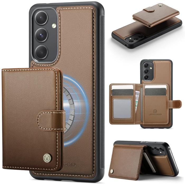 JEEHOOD - JEEHOOD J09 Fodral för Samsung Galaxy A54 5G - Brun