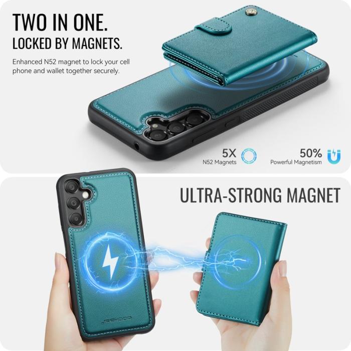 JEEHOOD - JEEHOOD J09 Fodral för Samsung Galaxy A55 5G - Grön