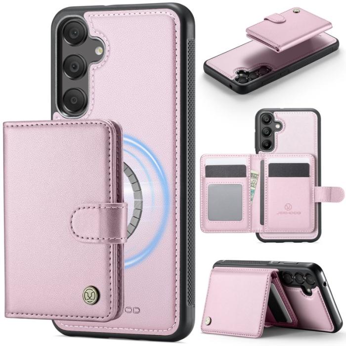 JEEHOOD - JEEHOOD J09 Fodral för Samsung Galaxy A55 5G - Rosa