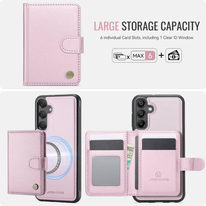 JEEHOOD - JEEHOOD J09 Fodral för Samsung Galaxy A55 5G - Rosa